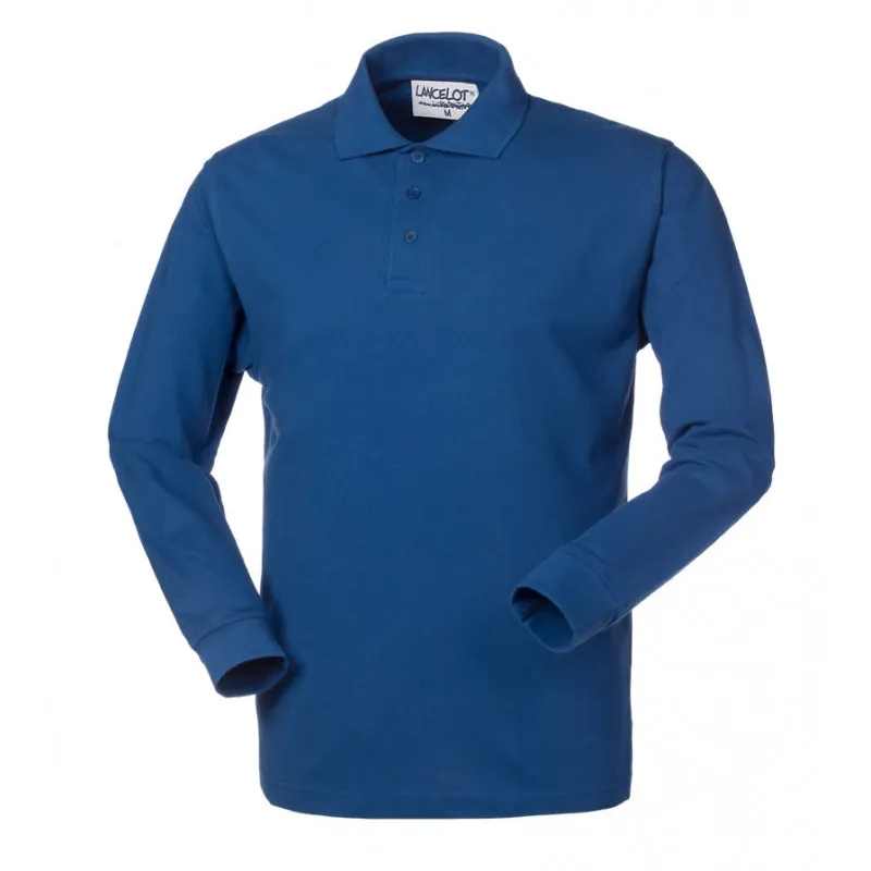 Polo Lancelot manga larga azul royal Rossini - Outlet